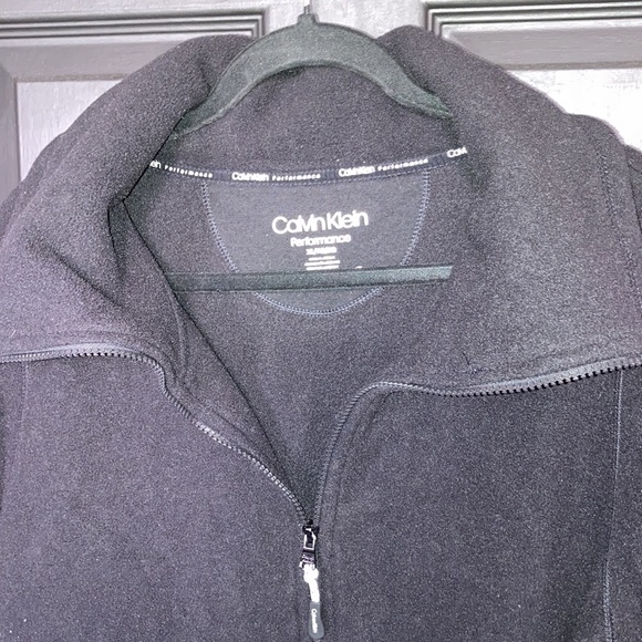 Calvin Klein Performance Fleece Zip up Sweater - Picture 2 of 7